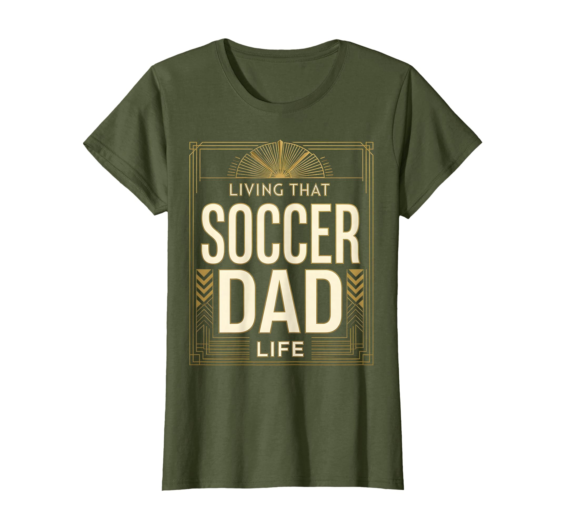 Living That Soccer Dad Life T-Shirt - Aesthetic Graphic Unisex - T-Shirt, Sweatshirt, Hoodie