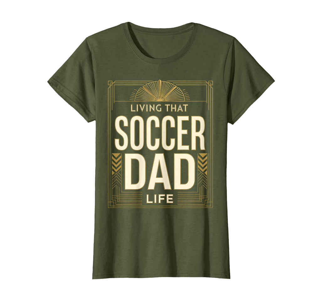 Living That Soccer Dad Life T-Shirt - Custom Art Print Unisex - T-Shirt, Sweatshirt, Hoodie