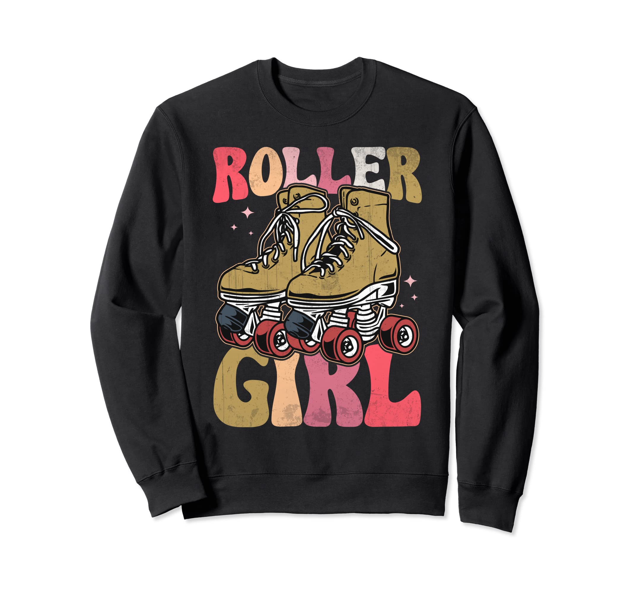 Roller Skating 70S 80S Skate Costume Sweatshirt - Trendy Graphic for Adults - T-Shirt, Sweatshirt, Hoodie
