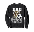 Dad Birthday Leopard Heart Soccer Sweatshirt - Graphic Print for Adults - T-Shirt, Sweatshirt, Hoodie