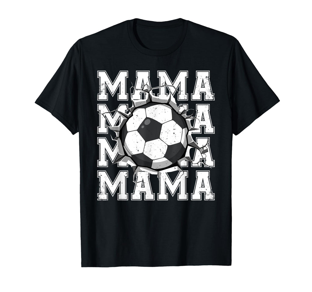 Soccer Mama Cracked Wall Family T-Shirt - Trendy Graphic for Adults - T-Shirt, Sweatshirt, Hoodie