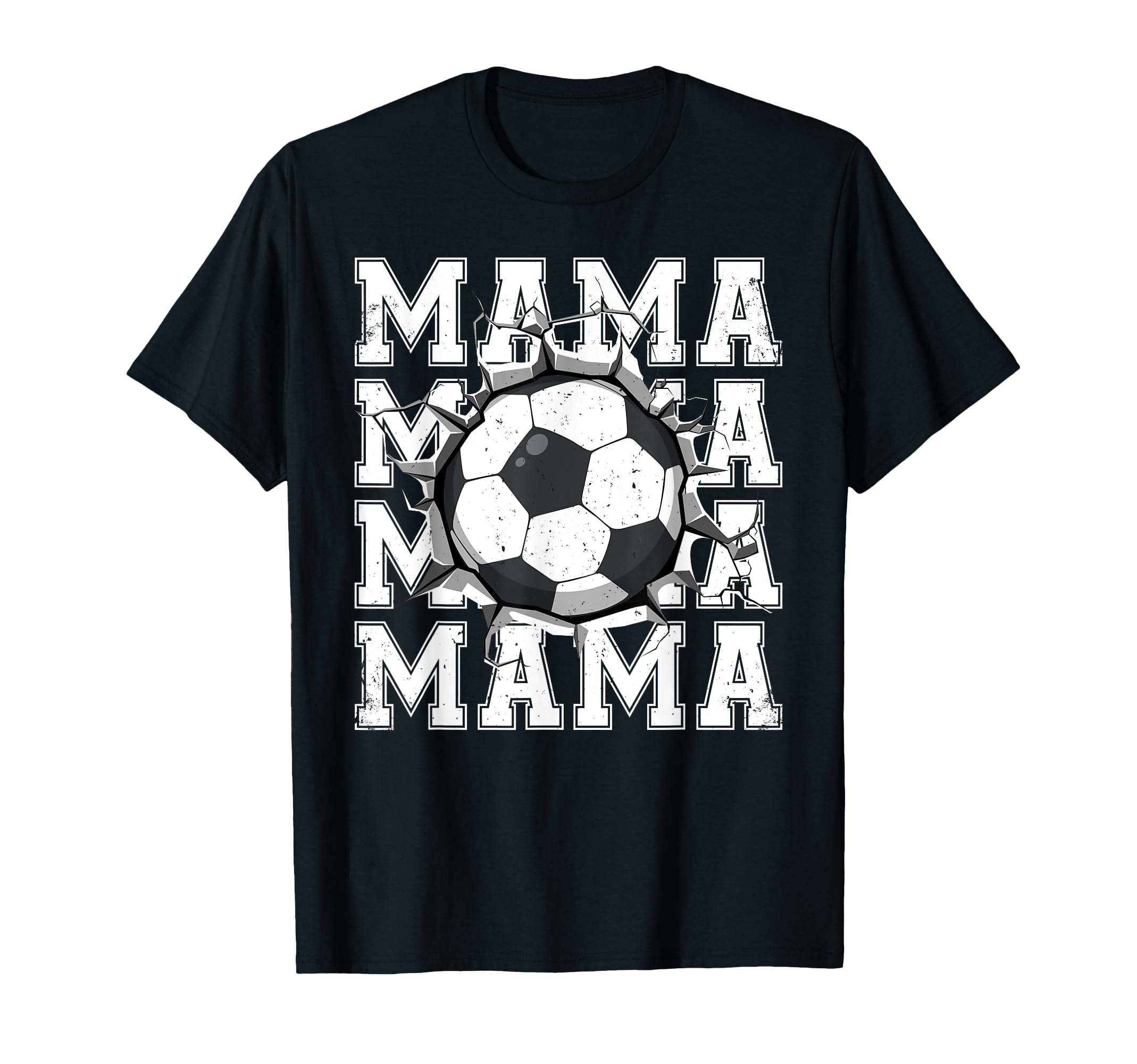 Soccer Mama Cracked Wall Family T-Shirt - Trendy Graphic for Adults - T-Shirt, Sweatshirt, Hoodie