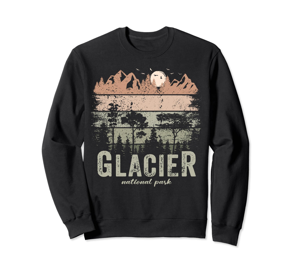 Glacier National Park Us Glacier Sweatshirt - Aesthetic Graphic Men Women - T-Shirt, Sweatshirt, Hoodie