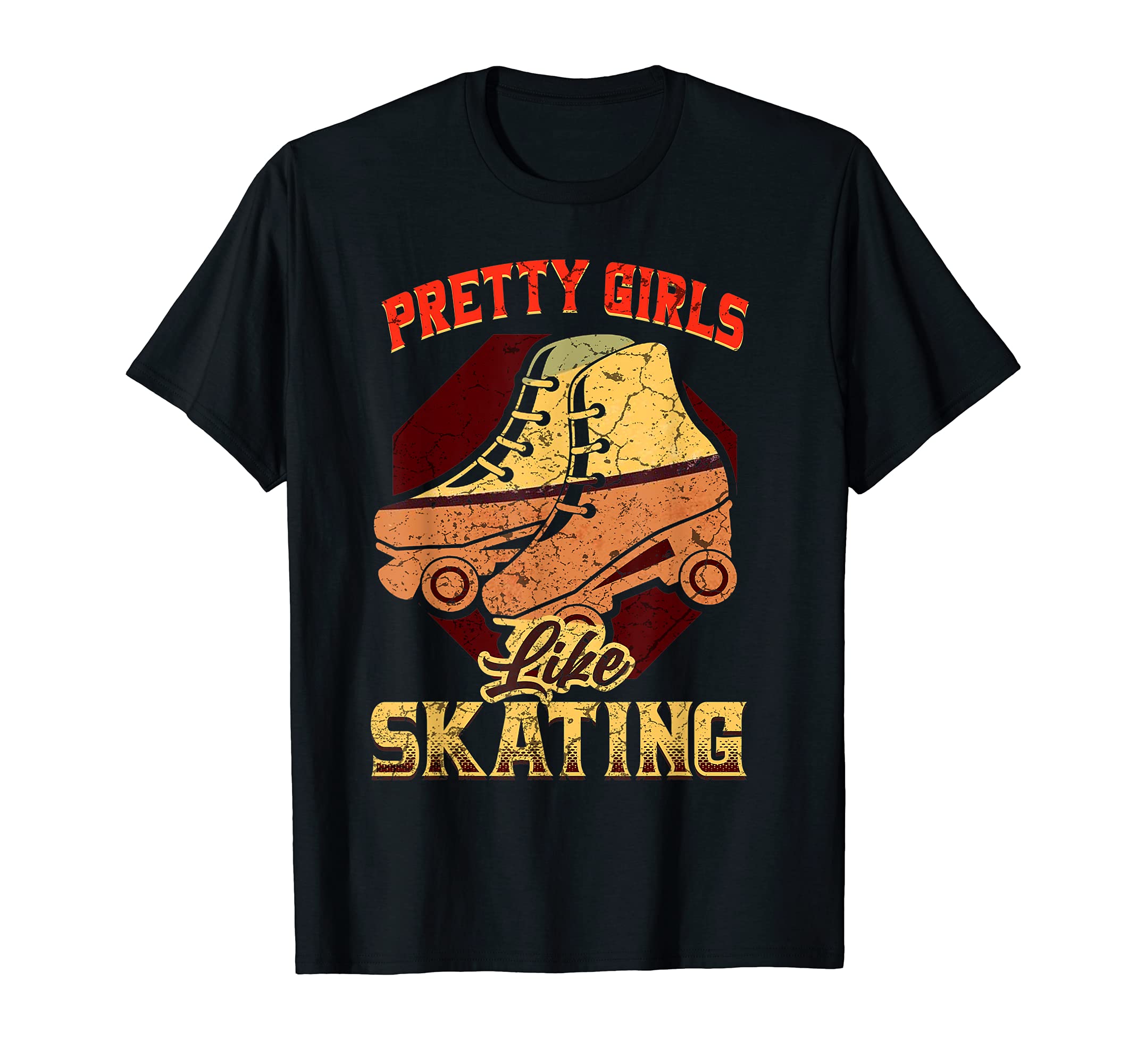 Pretty Like Skating Roller Skating T-Shirt - Streetwear Style Men Women - T-Shirt, Sweatshirt, Hoodie