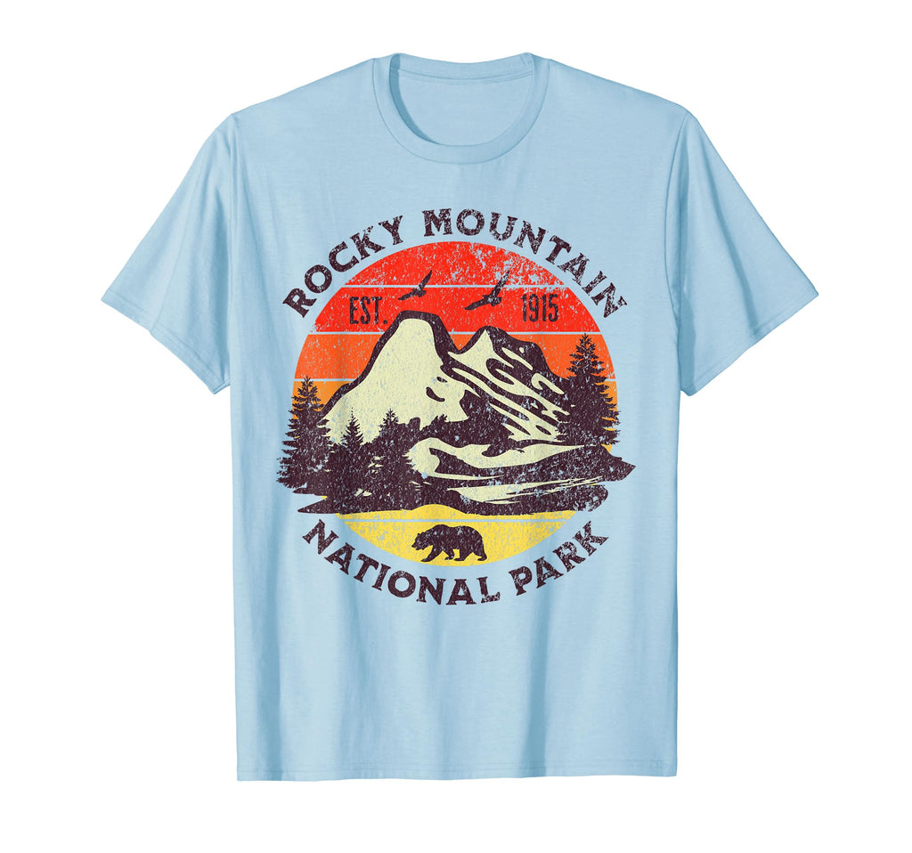 Rocky Mountain National Park Colorado Hoodie - Graphic Print for Adults - T-Shirt, Sweatshirt, Hoodie