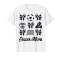 Soccer Mimi Bow Soccer Mom Mommy T-Shirt - Casual Everyday Wear Unisex - T-Shirt, Sweatshirt, Hoodie