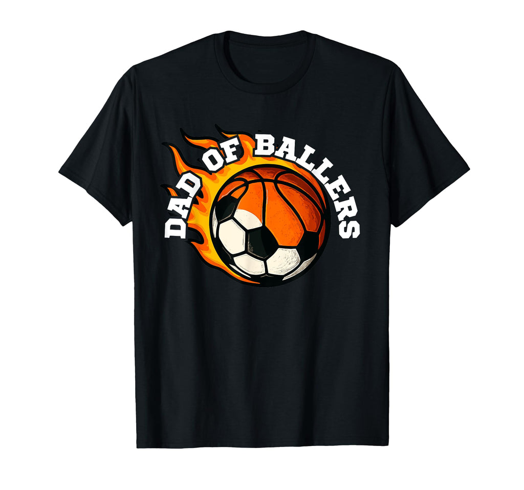 Dad Ballers Funny Basketball And T-Shirt - Aesthetic Graphic Men Women - T-Shirt, Sweatshirt, Hoodie