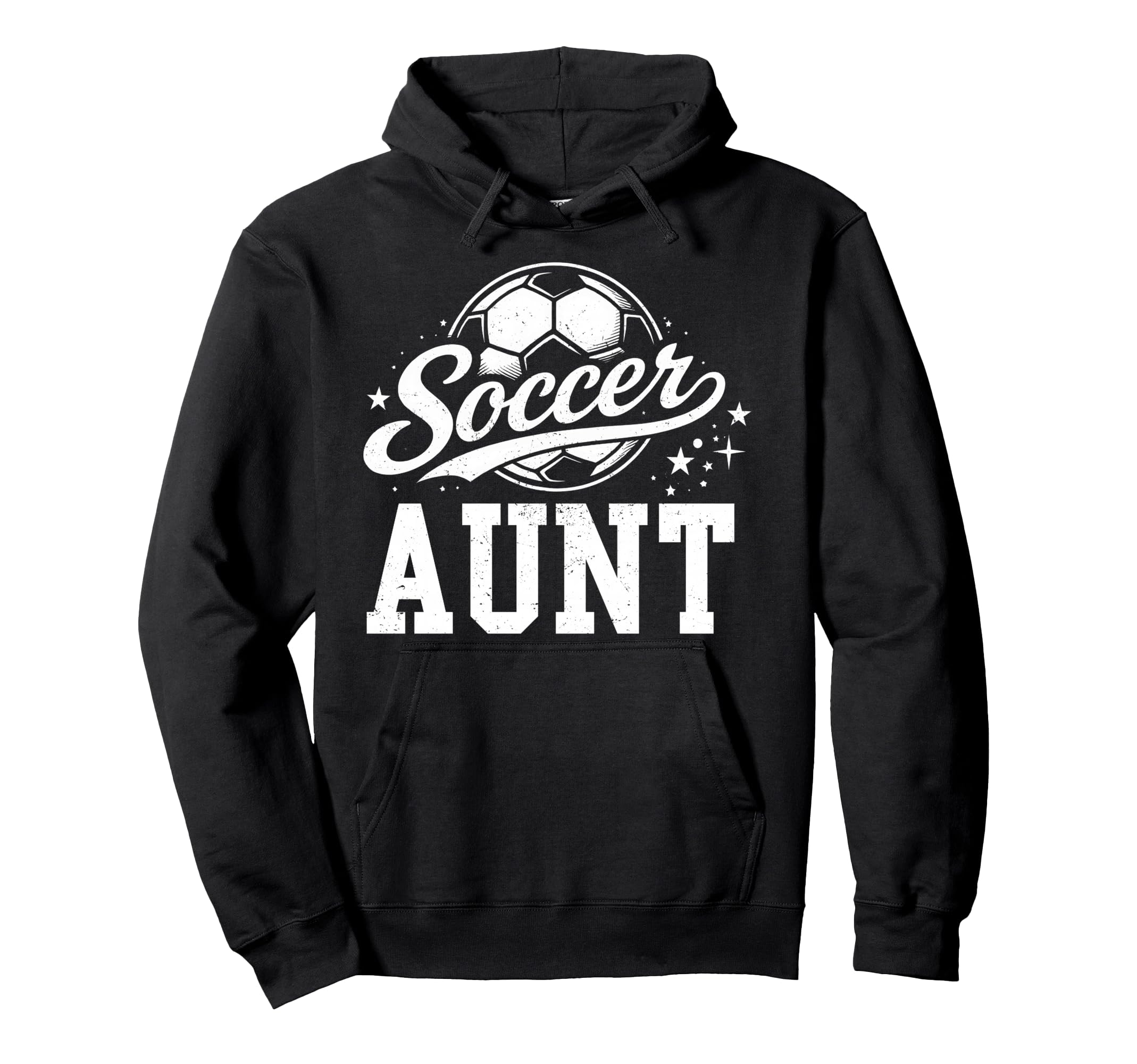 Soccer Aunt Family Matching Soccer Hoodie - Custom Art Print for Adults - T-Shirt, Sweatshirt, Hoodie