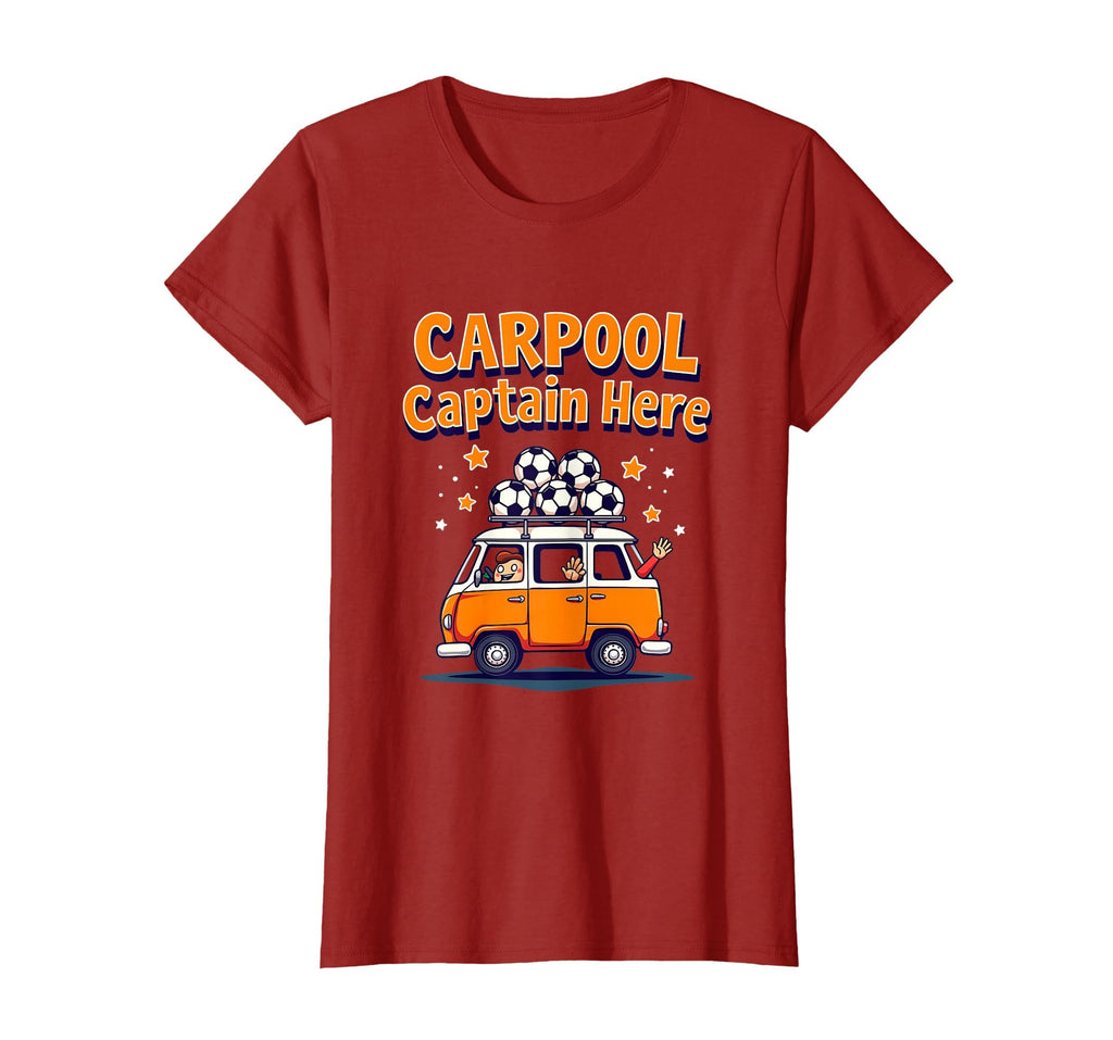 Carpool Captain Soccer Mom T-Shirt - Fun Novelty Design Unisex - T-Shirt, Sweatshirt, Hoodie