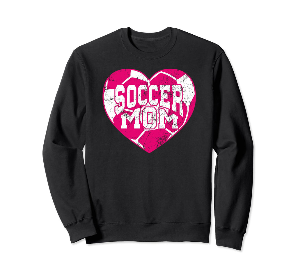 Soccer Mom Heart Teens Sweatshirt - Minimalist Print Unisex - T-Shirt, Sweatshirt, Hoodie