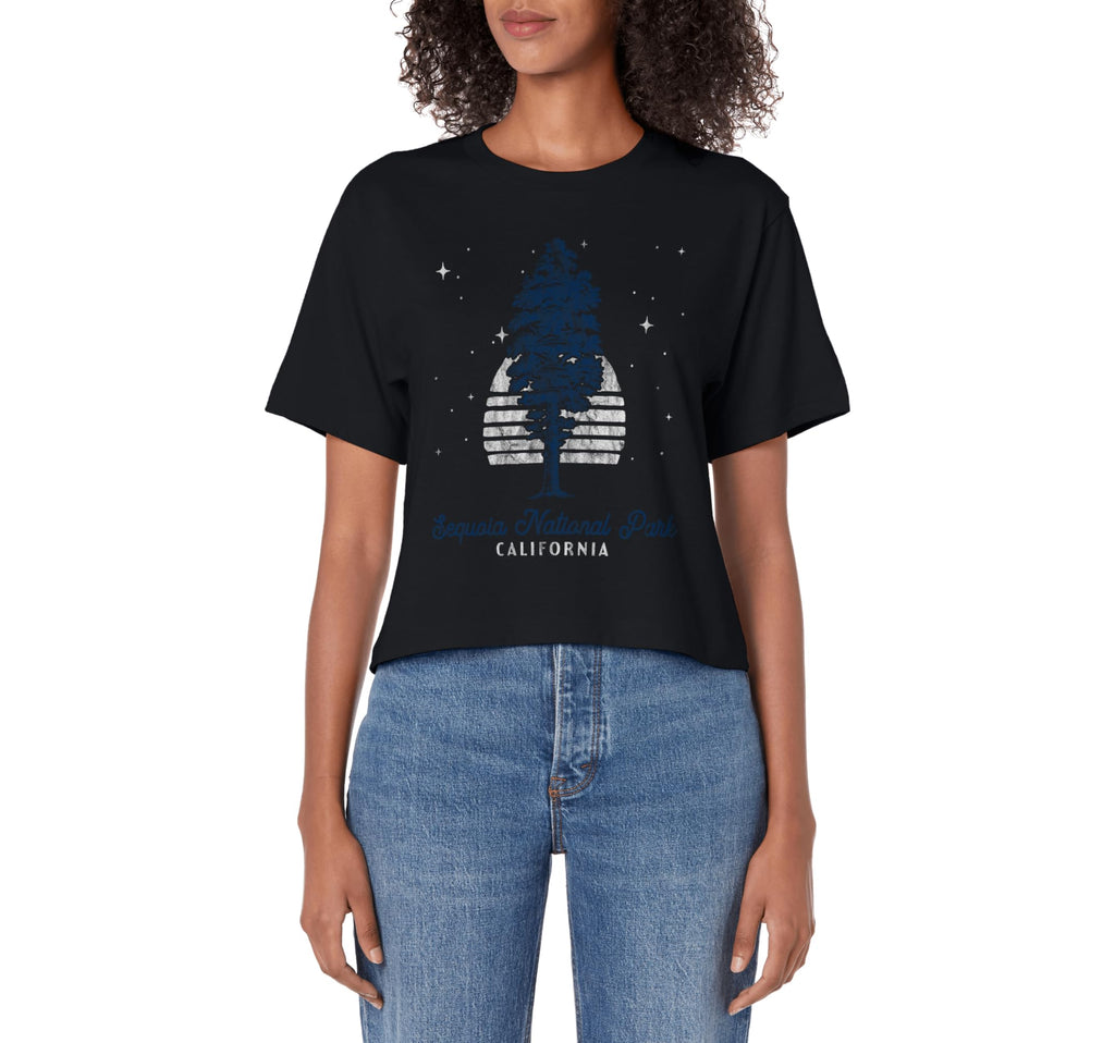Sequoia National Park Night 80S Comfort Hoodie - Graphic Print for Adults - T-Shirt, Sweatshirt, Hoodie