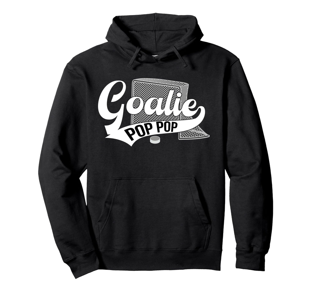 Ice Hockey Goalie Pop Pop Ice Hoodie - Casual Everyday Wear for Adults - T-Shirt, Sweatshirt, Hoodie