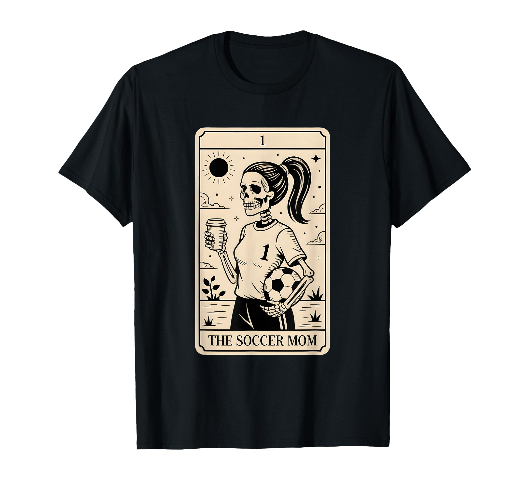 Soccer Mom Tarot Card Soccer Mama Football T-Shirt - Trendy Graphic Unisex - T-Shirt, Sweatshirt, Hoodie
