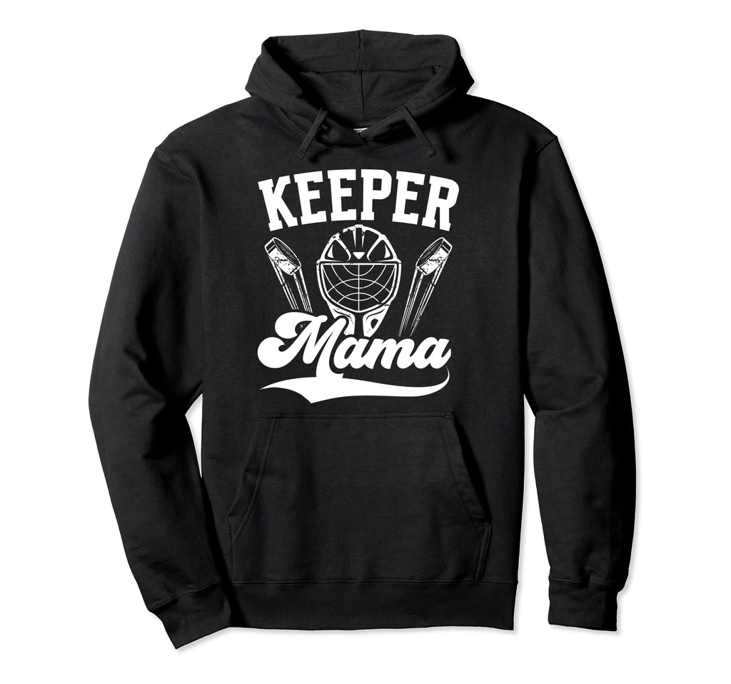 Ice Hockey Keeper Mama Ice Hockey Hoodie - Minimalist Print Unisex - T-Shirt, Sweatshirt, Hoodie