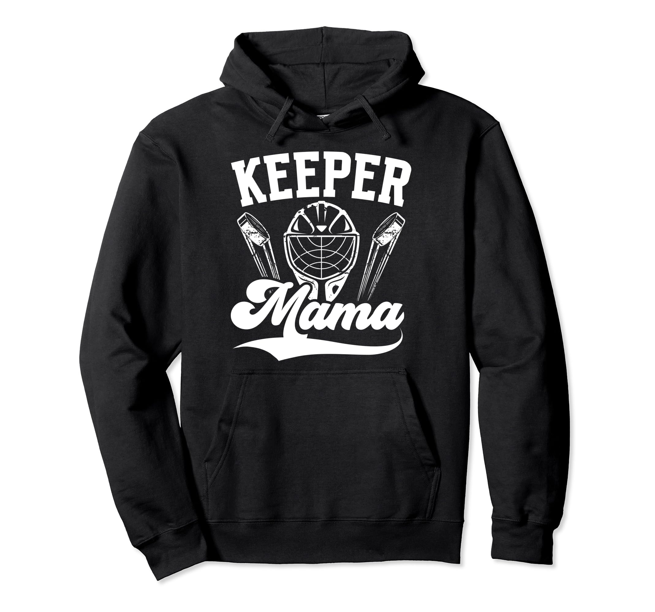 Ice Hockey Keeper Mama Ice Hockey Hoodie - Minimalist Print Unisex - T-Shirt, Sweatshirt, Hoodie