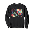 Busy Raising Ballers Fun Sports Sweatshirt - Aesthetic Graphic for Adults - T-Shirt, Sweatshirt, Hoodie