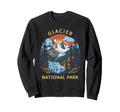 Glacier National Park Sunset Sweatshirt - Casual Everyday Wear Men Women - T-Shirt, Sweatshirt, Hoodie