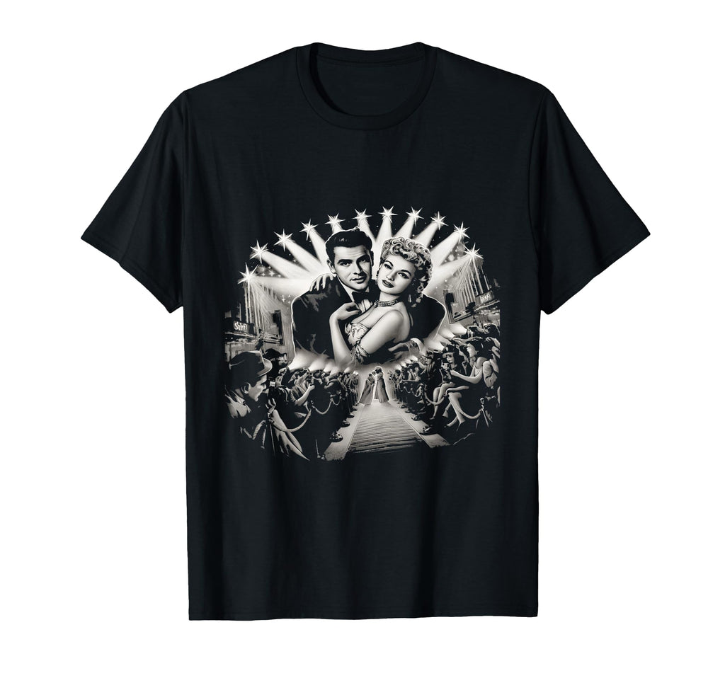 Black And White Glamour Hollywood T-Shirt - Novelty Apparel Men Women - T-Shirt, Sweatshirt, Hoodie