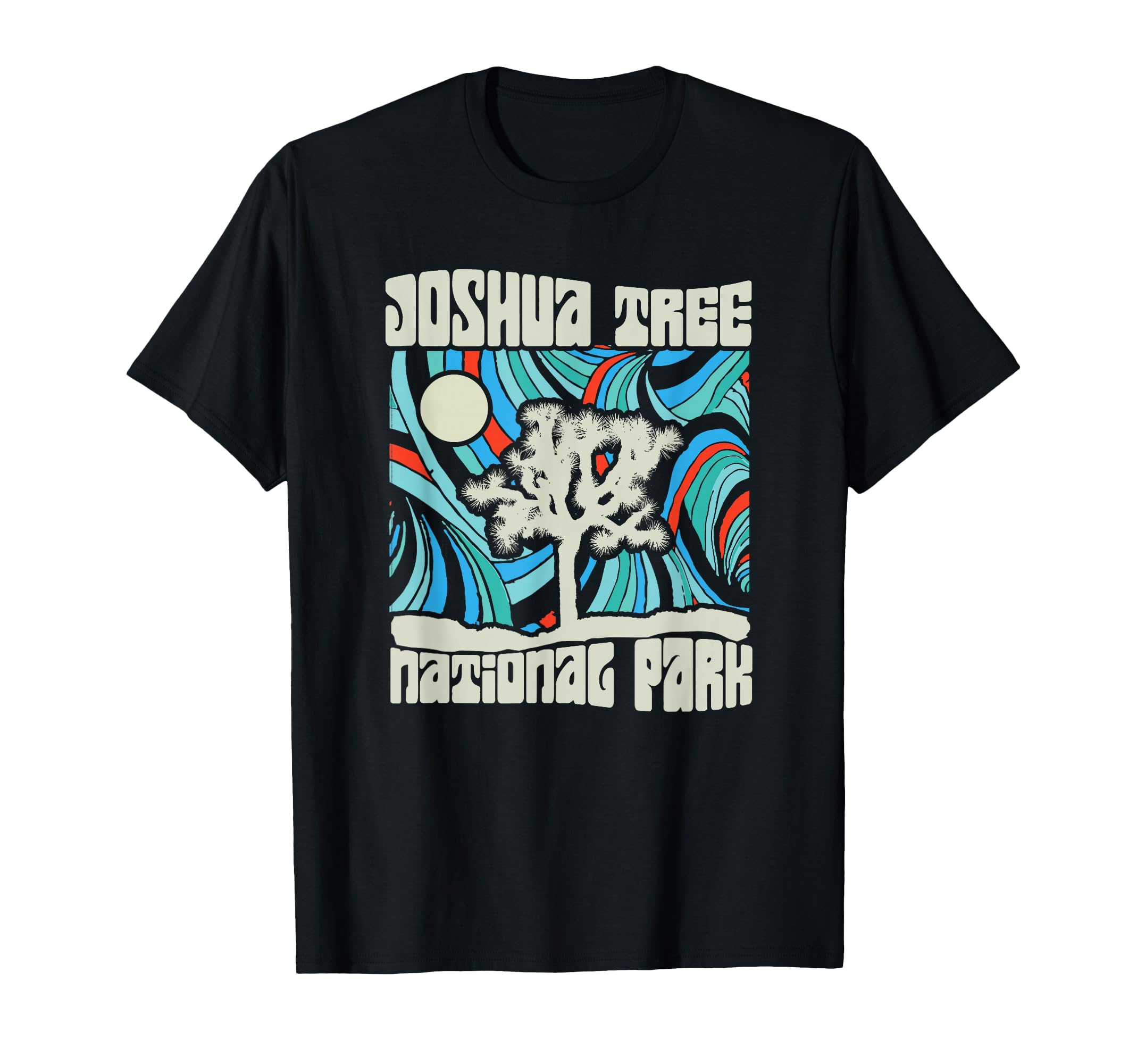 Joshua Tree National Park Psychedelic 60S T-Shirt - Minimalist Print Unisex - T-Shirt, Sweatshirt, Hoodie