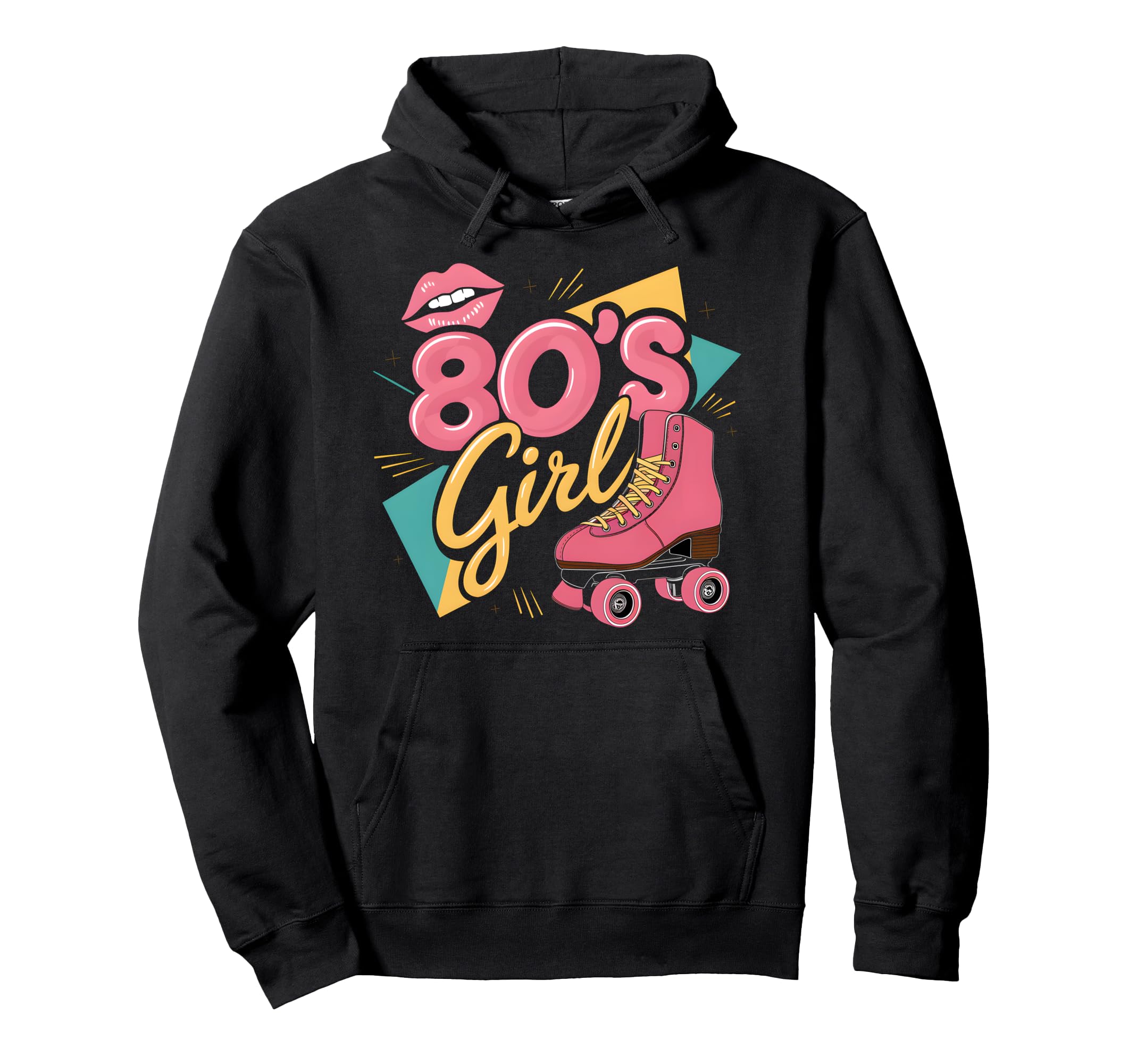 80S Roller Skate Vibes 80S Hoodie - Casual Everyday Wear Unisex - T-Shirt, Sweatshirt, Hoodie