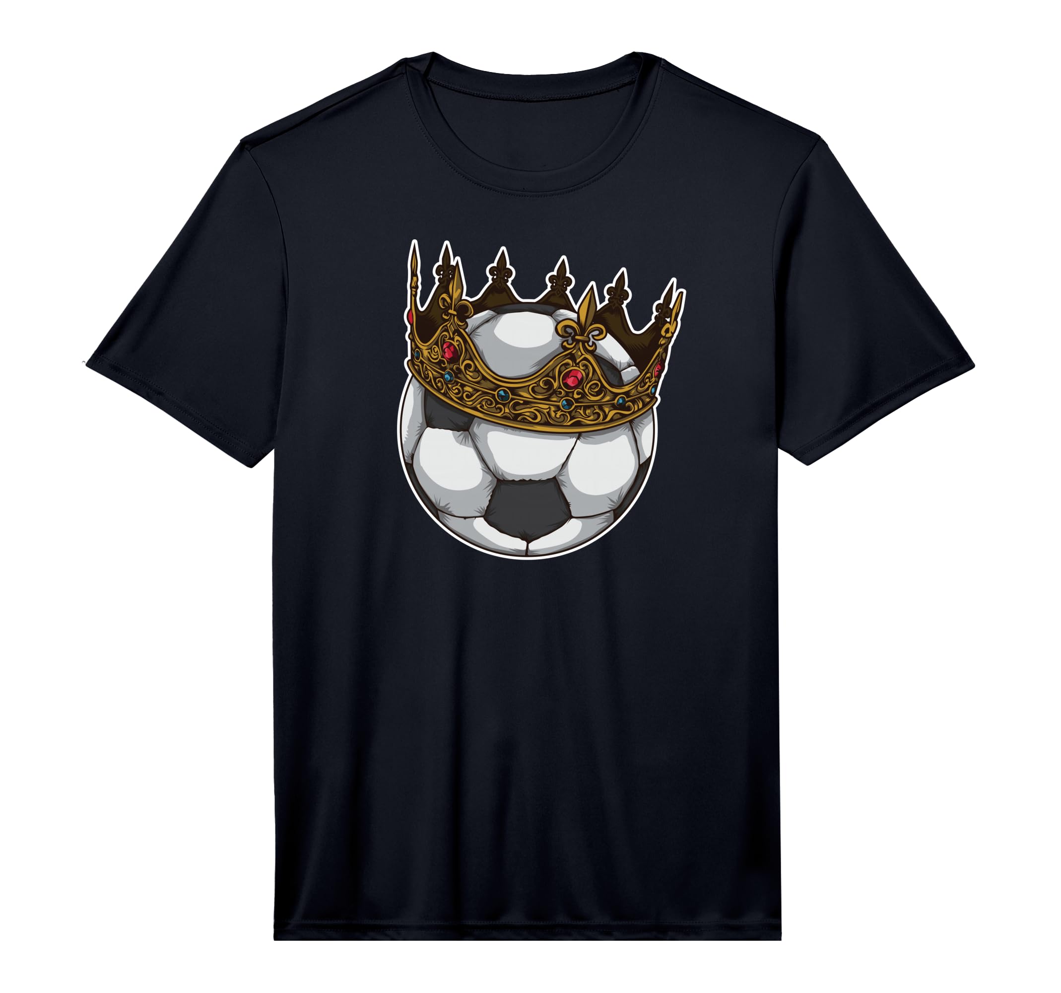Soccer King Crown Best Player Award T-Shirt - Casual Everyday Wear Unisex - T-Shirt, Sweatshirt, Hoodie