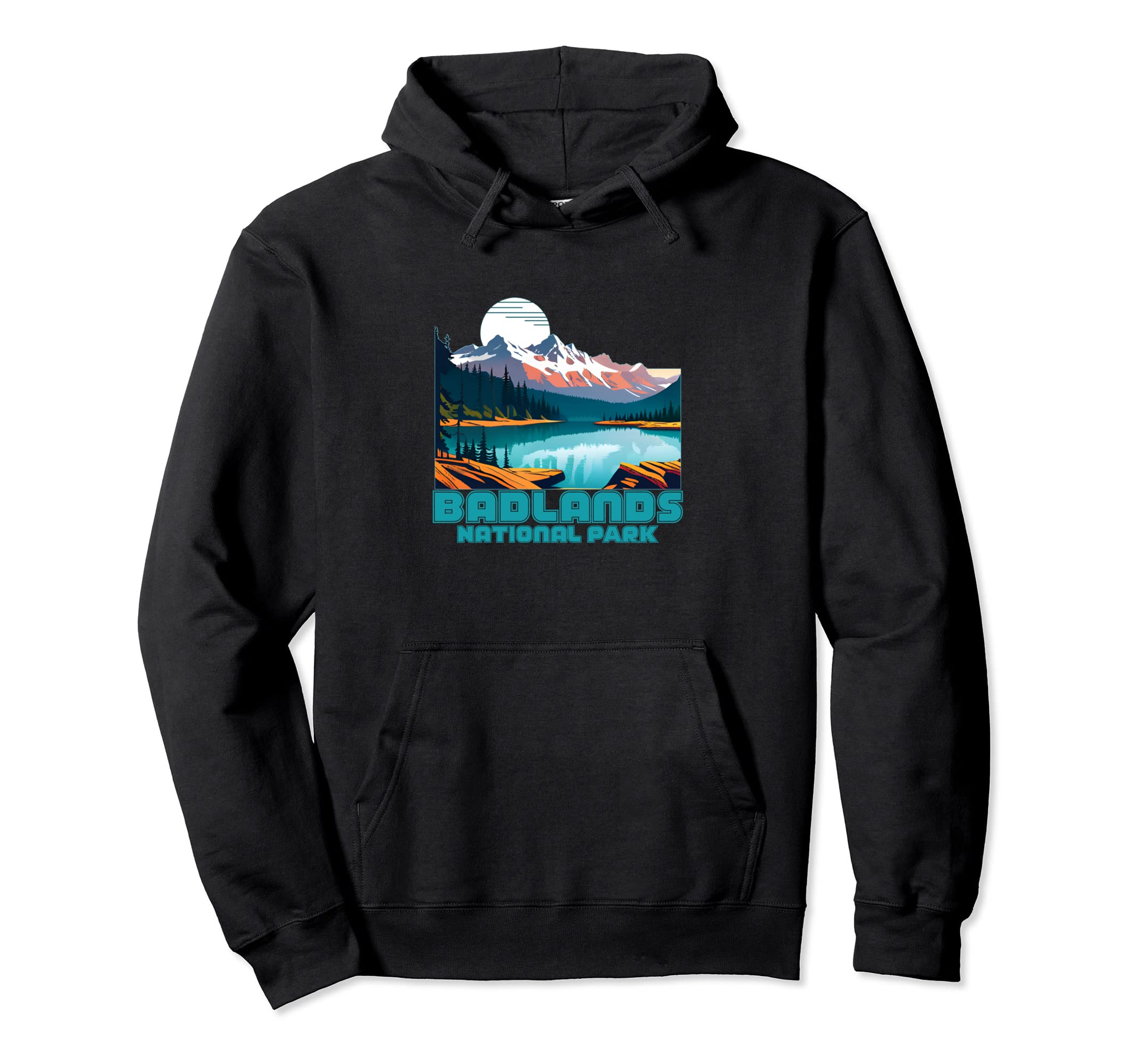 Badlands National Park Souvenir Hoodie - Unique Graphic Unisex - T-Shirt, Sweatshirt, Hoodie