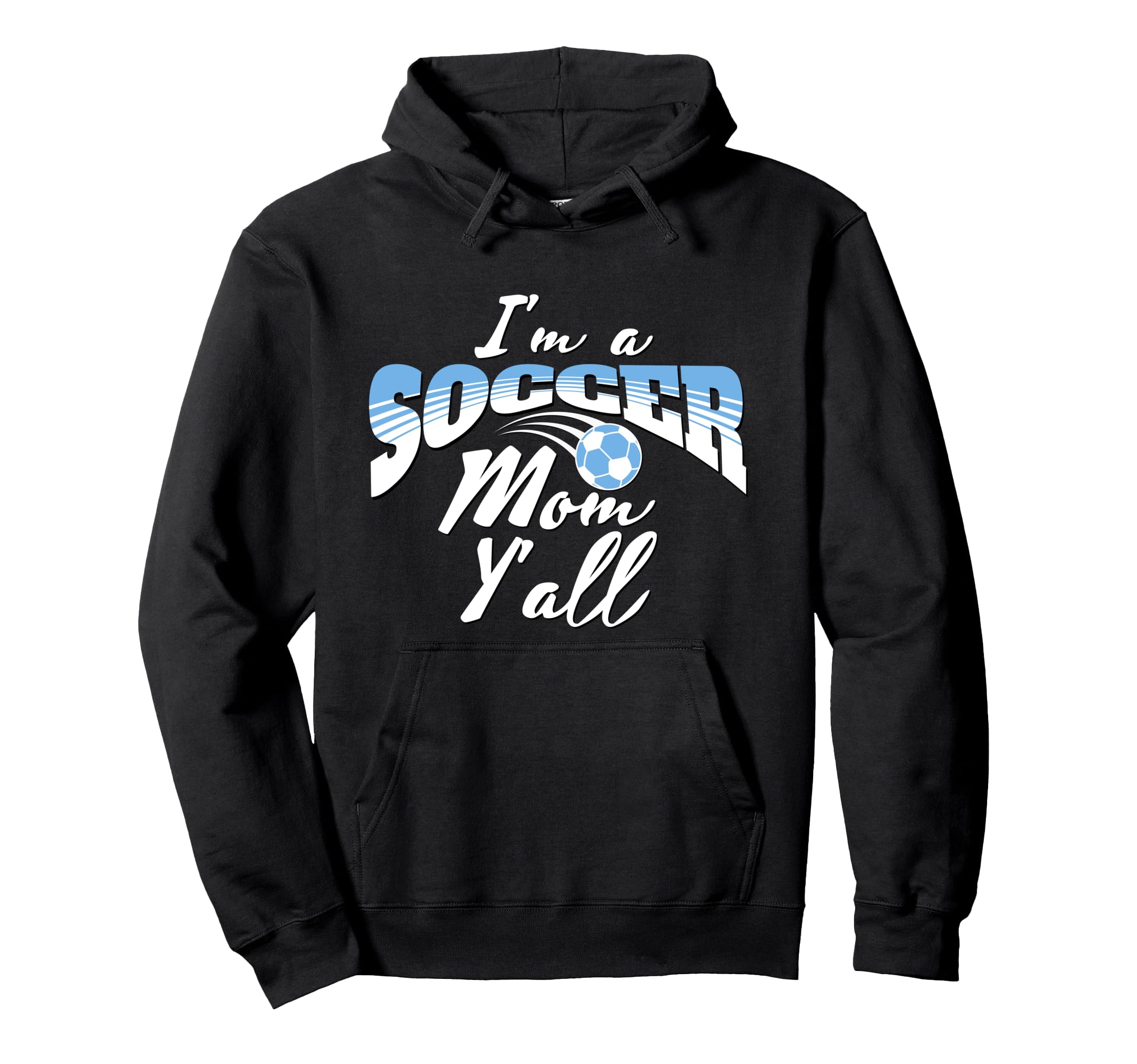 Mom Soccer Lover Soccer Mom Gift Blue Hoodie - Minimalist Print Men Women - T-Shirt, Sweatshirt, Hoodie