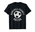 Hemphill County Soccer Distressed 90S T-Shirt - Novelty Apparel for Adults - T-Shirt, Sweatshirt, Hoodie