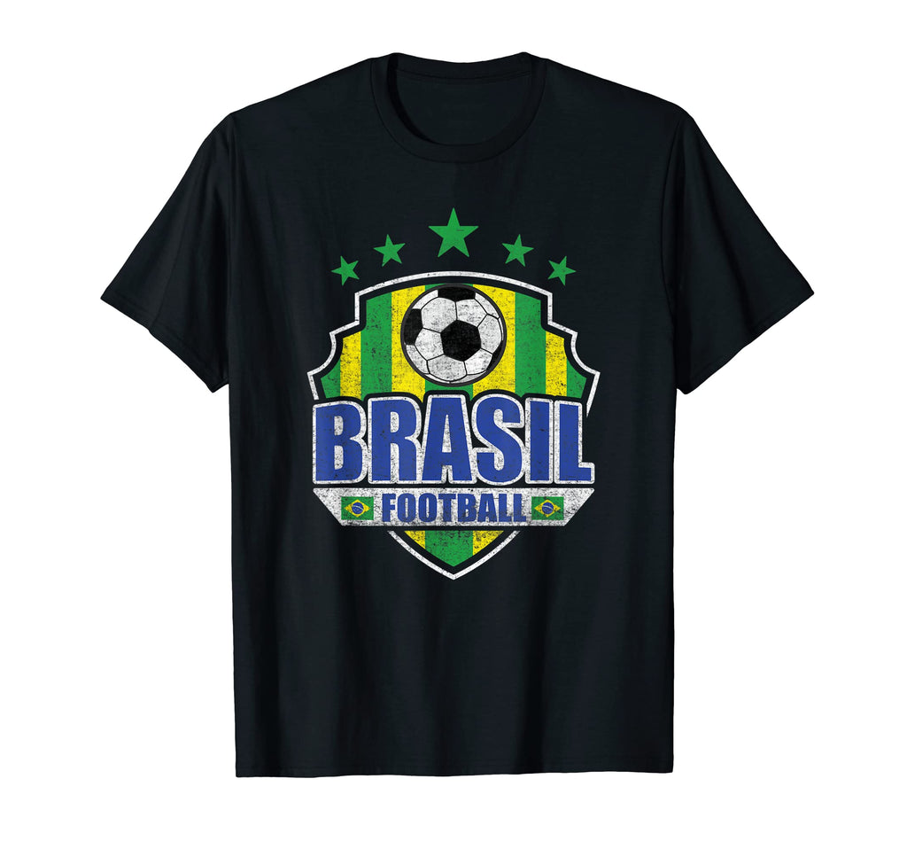 Brasil Brazilian Flag Soccer Football T-Shirt - Graphic Print Unisex - T-Shirt, Sweatshirt, Hoodie