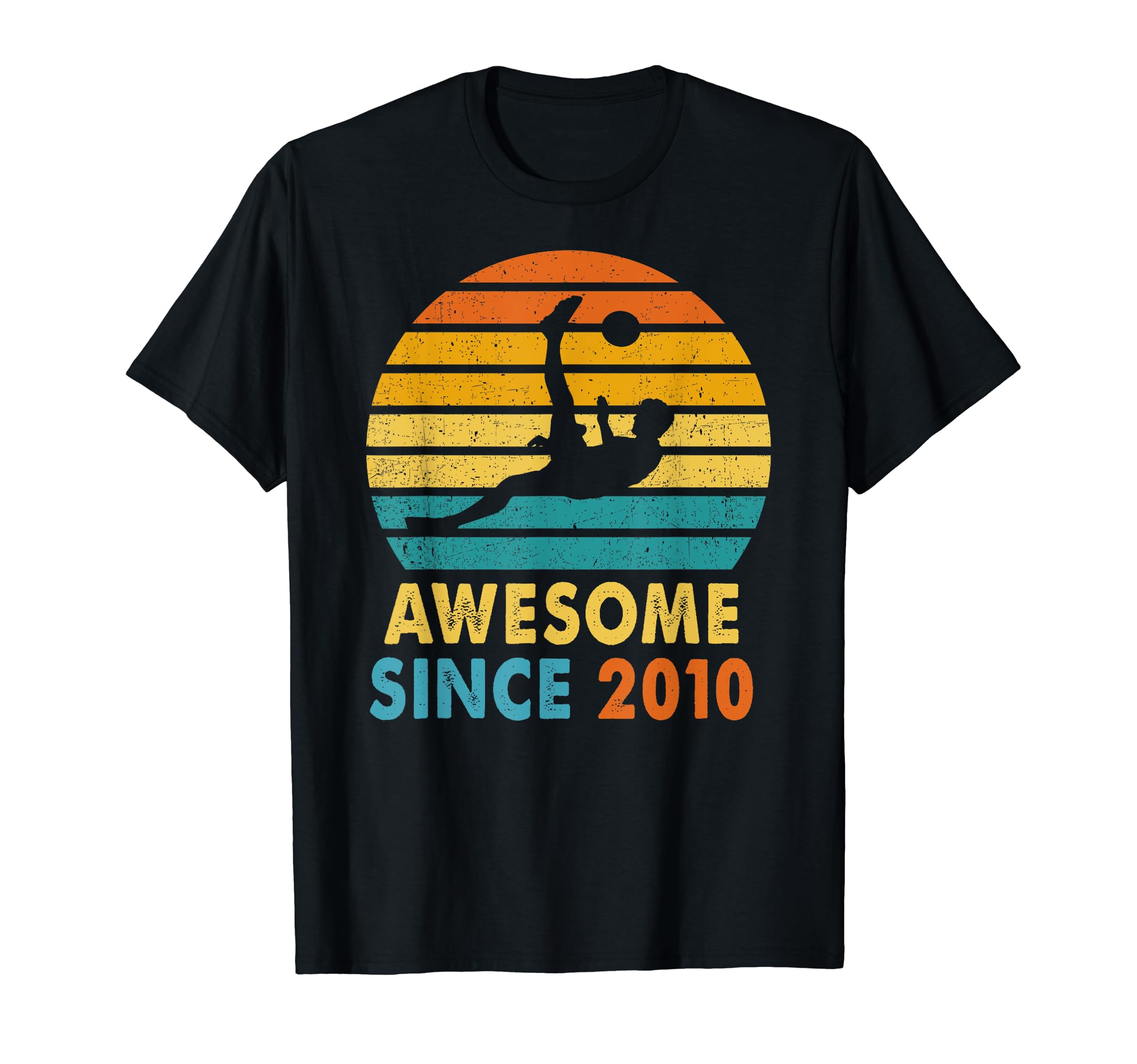 14Th Birthday Soccer Player 2010 T-Shirt - Minimalist Print Men Women - T-Shirt, Sweatshirt, Hoodie