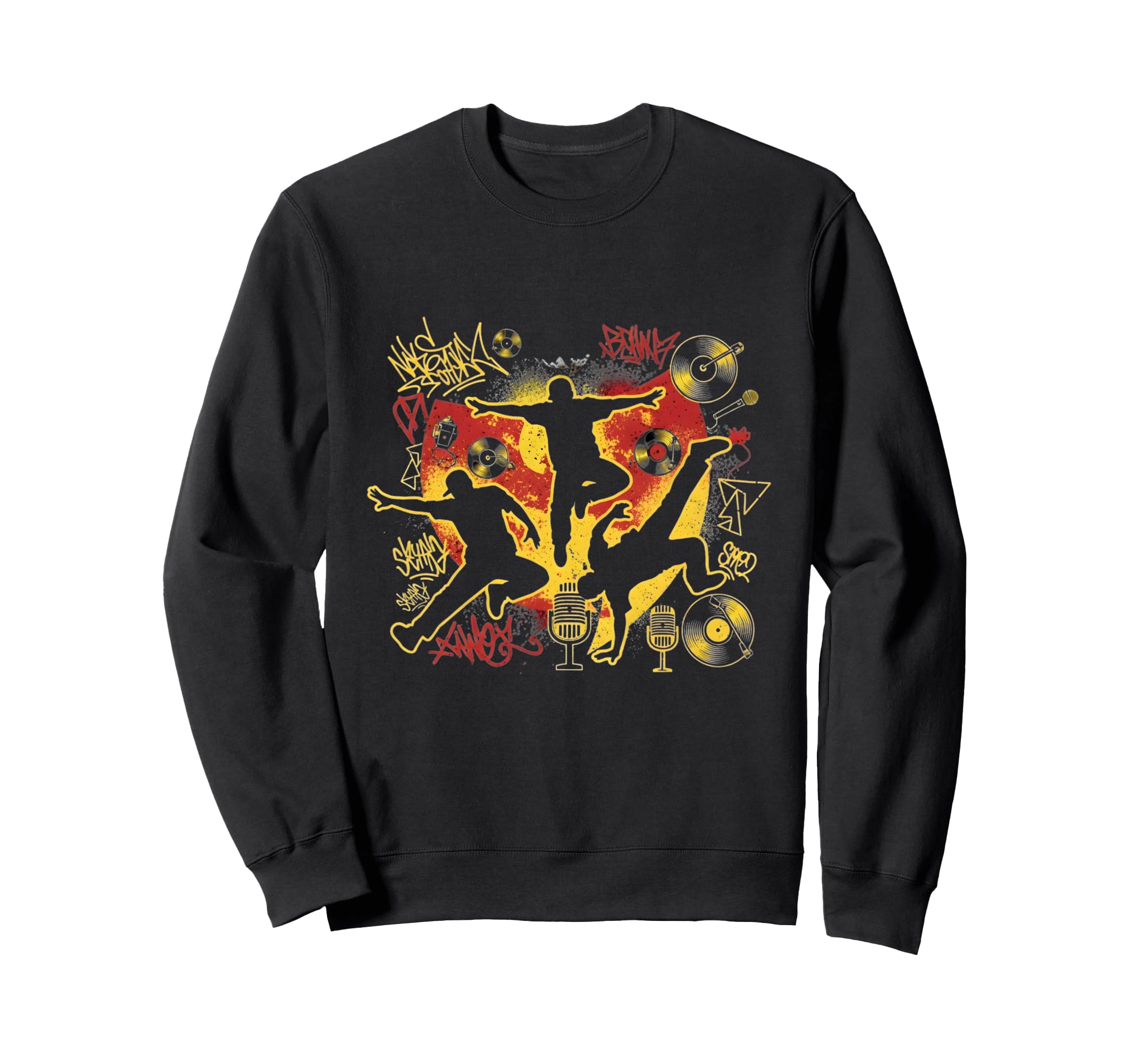 Old School Hip Hop Rapper Tees Sweatshirt - Trendy Graphic Men Women - T-Shirt, Sweatshirt, Hoodie