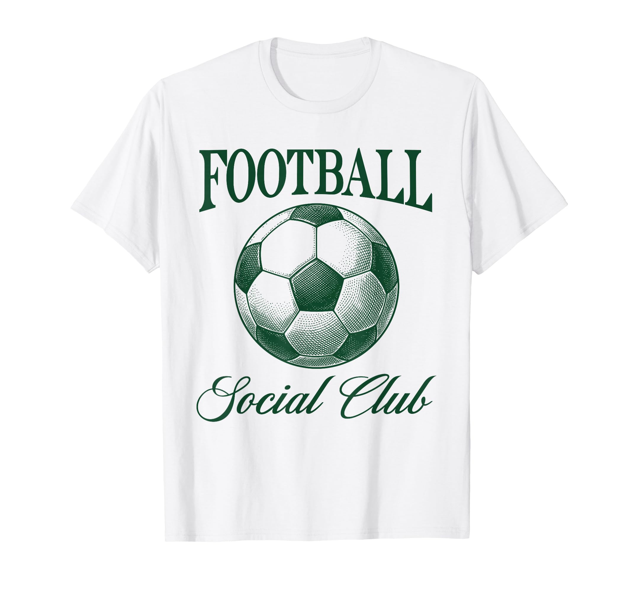 Football Social Club Soccer Ball T-Shirt - Unique Graphic Men Women - T-Shirt, Sweatshirt, Hoodie