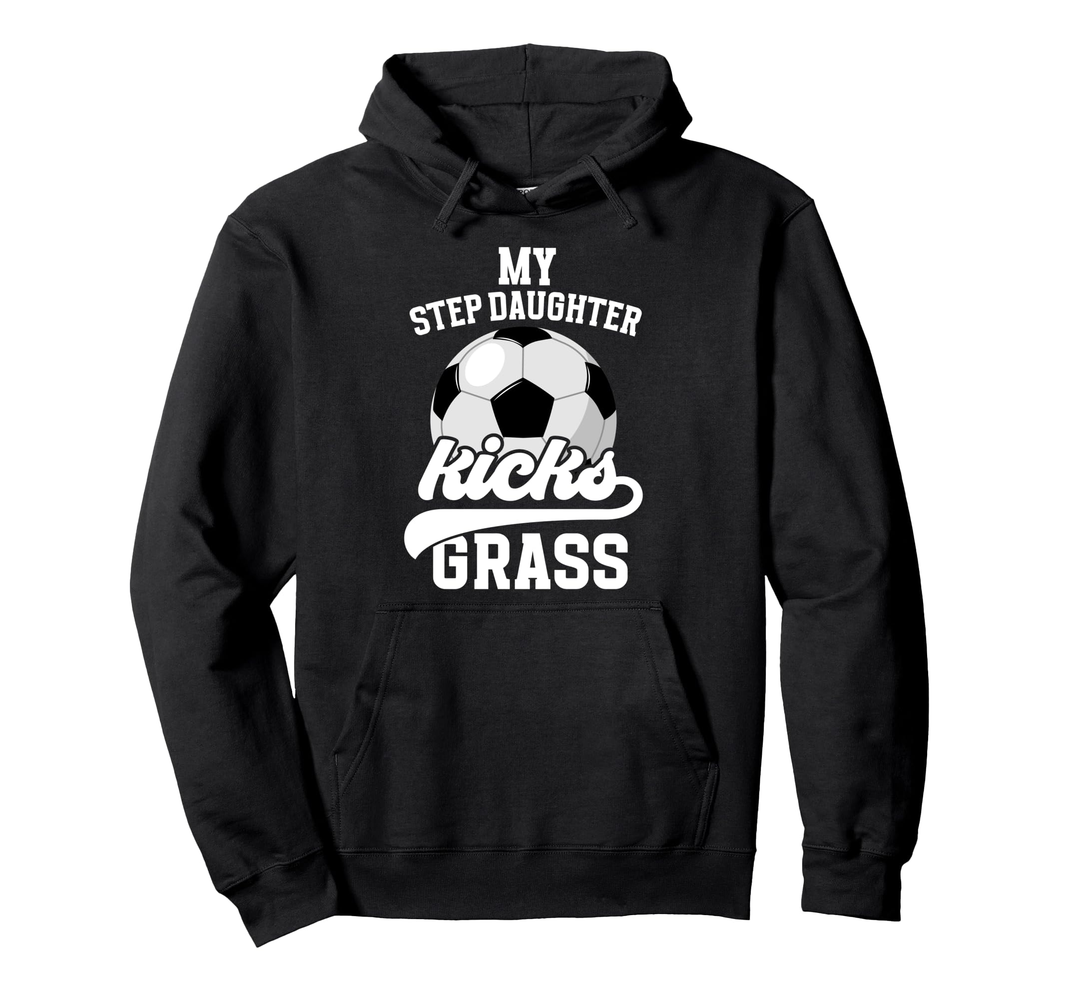 Proud Soccer Step Mom Soccer Player Hoodie - Unique Graphic for Adults - T-Shirt, Sweatshirt, Hoodie