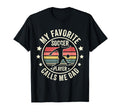 My Favorite Soccer Player Calls Me Dad T-Shirt - Custom Art Print Men Women - T-Shirt, Sweatshirt, Hoodie