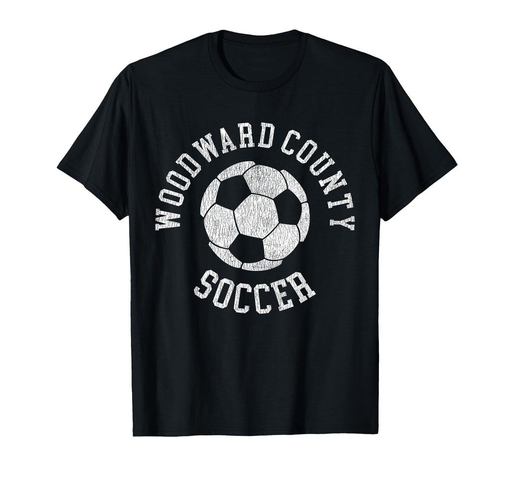 Woodward County Soccer Distressed 90S T-Shirt - Minimalist Print Unisex - T-Shirt, Sweatshirt, Hoodie