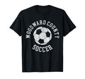 Woodward County Soccer Distressed 90S T-Shirt - Minimalist Print Unisex - T-Shirt, Sweatshirt, Hoodie