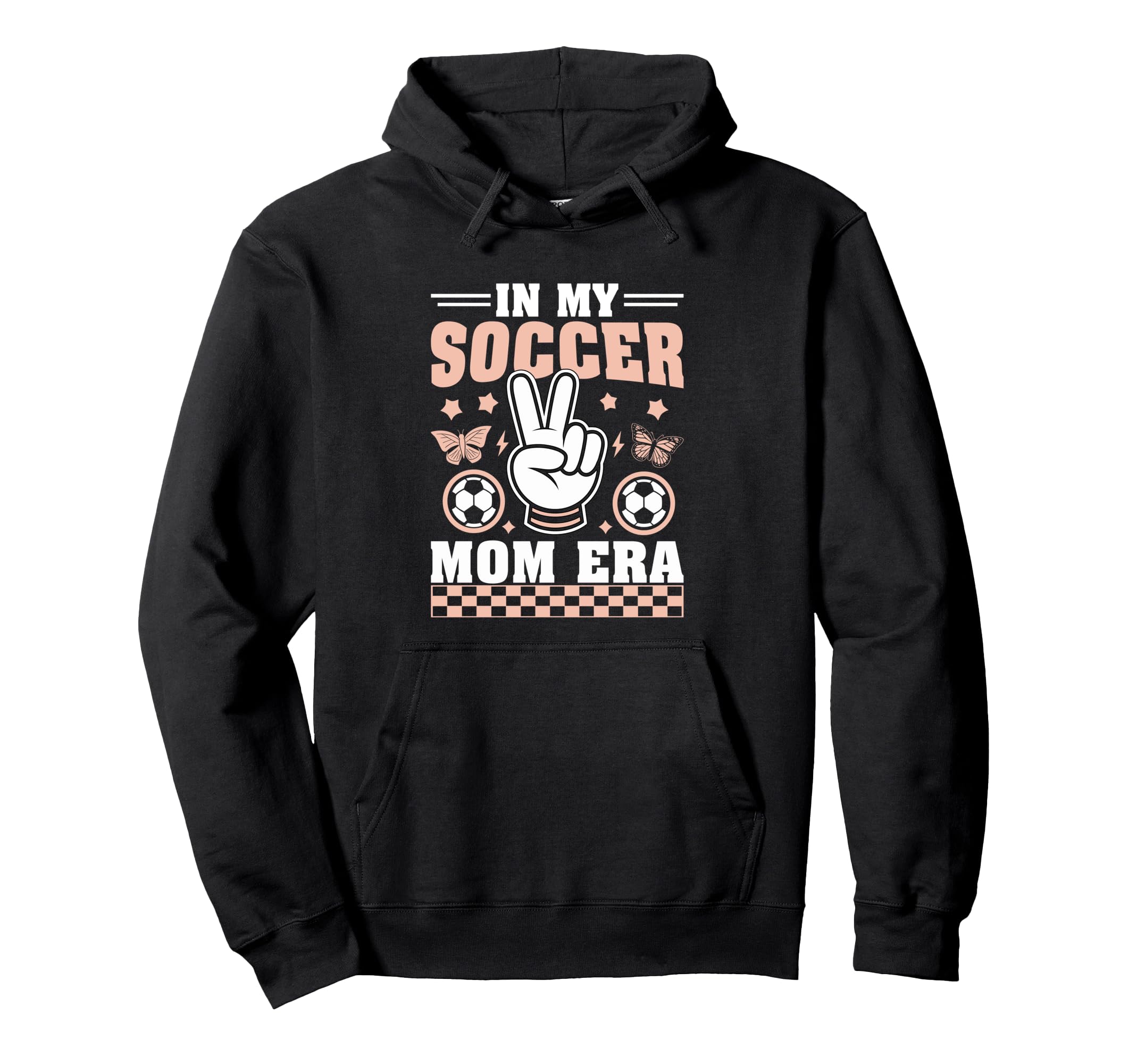 My Soccer Mom Era Football Butterflies Hoodie - Unique Graphic Men Women - T-Shirt, Sweatshirt, Hoodie