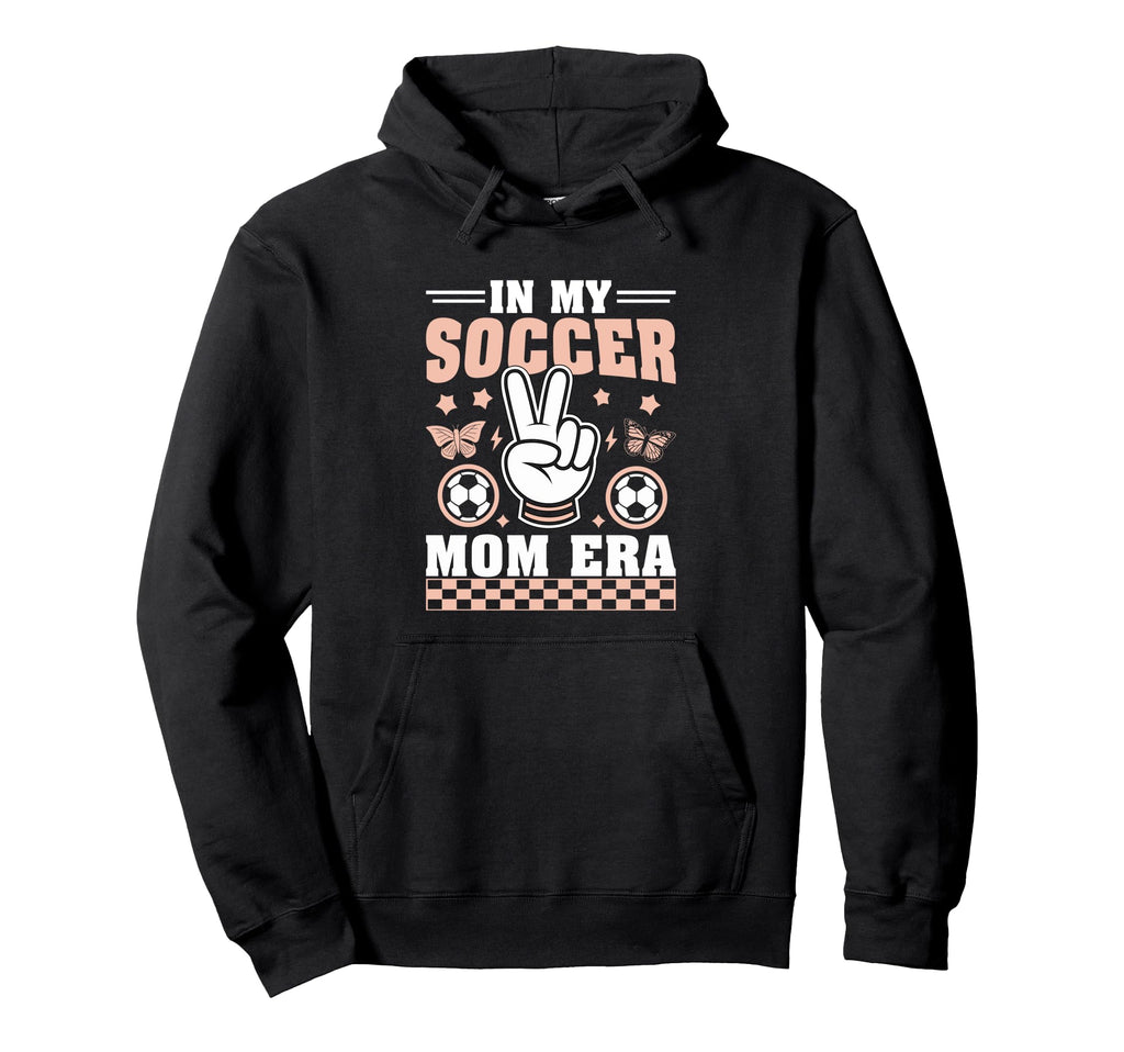 My Soccer Mom Era Football Butterflies Hoodie - Novelty Apparel for Adults - T-Shirt, Sweatshirt, Hoodie