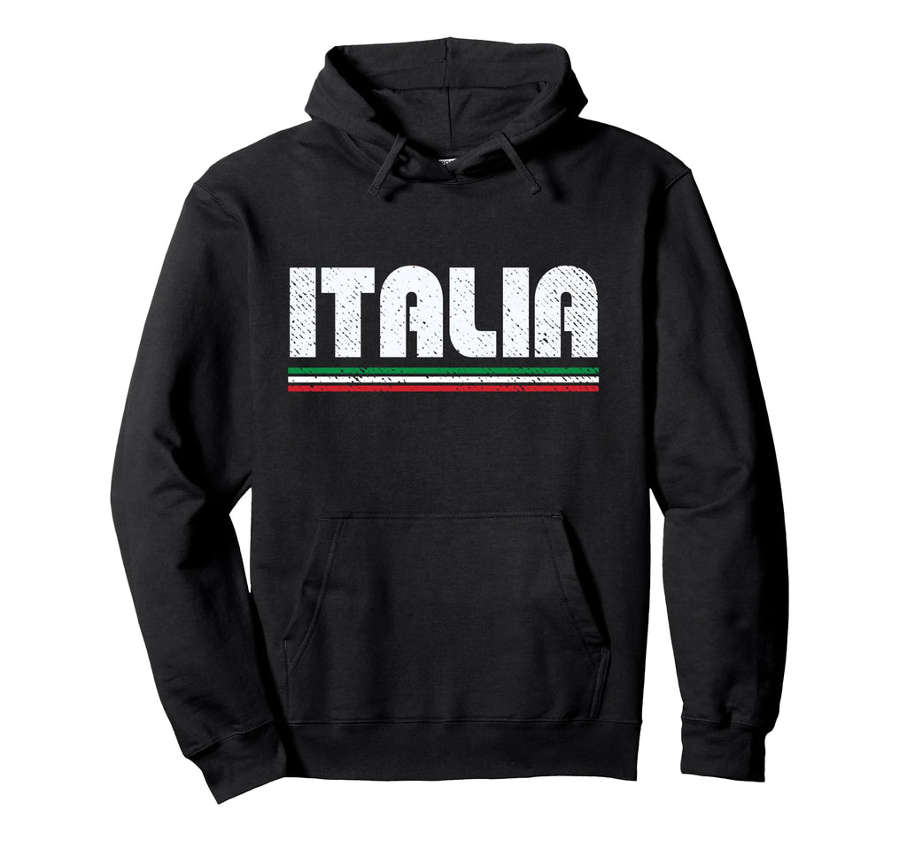 Italia Distressed Italy Hoodie - Casual Everyday Wear Men Women - T-Shirt, Sweatshirt, Hoodie