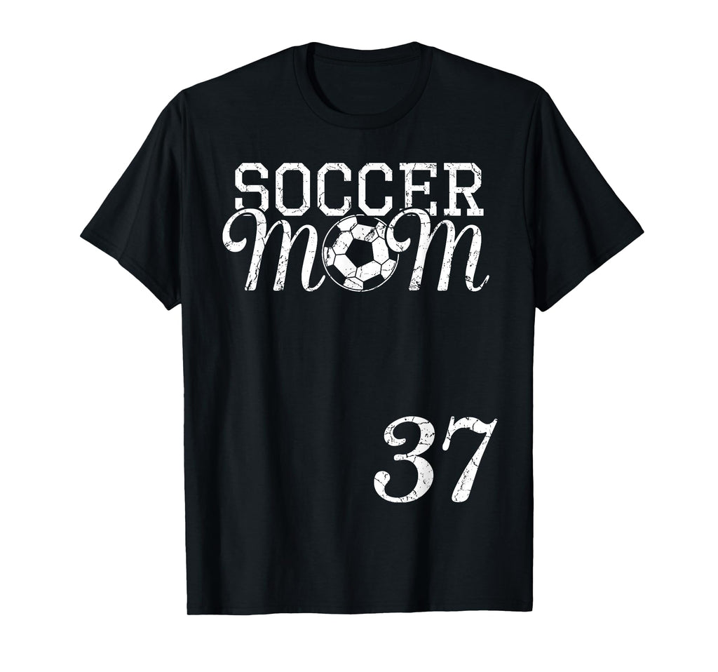 Soccer Mom Jersey Number 37 Favorite T-Shirt - Custom Art Print for Adults - T-Shirt, Sweatshirt, Hoodie