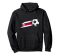Costa Rica Soccer Ball Hoodie - Minimalist Print Men Women - T-Shirt, Sweatshirt, Hoodie