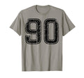 Sports Team Black Number 90 T-Shirt - Unique Graphic Unisex - T-Shirt, Sweatshirt, Hoodie