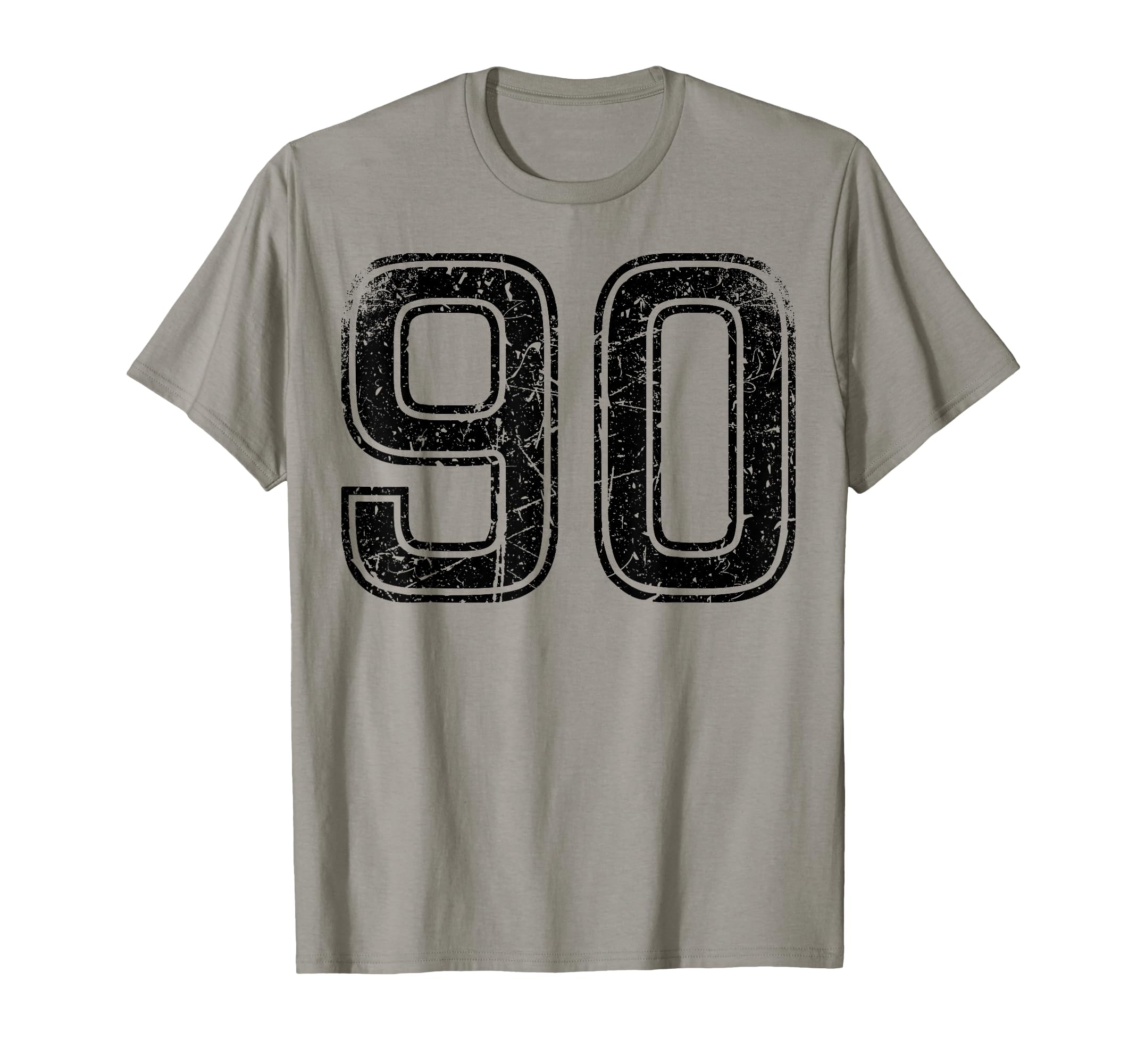 Sports Team Black Number 90 T-Shirt - Unique Graphic Unisex - T-Shirt, Sweatshirt, Hoodie