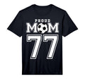 Number 77 Custom Proud Soccer T-Shirt - Casual Everyday Wear for Adults - T-Shirt, Sweatshirt, Hoodie