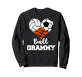 Ball Grammy Heart Funny Volleyball Sweatshirt - Custom Art Print Unisex - T-Shirt, Sweatshirt, Hoodie