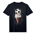 Soccer Ice Cream Drip Game Soccer Drip T-Shirt - Trendy Graphic Unisex - T-Shirt, Sweatshirt, Hoodie
