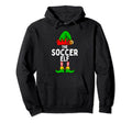 Soccer Elf Matching Family Hoodie - Minimalist Print for Adults - T-Shirt, Sweatshirt, Hoodie