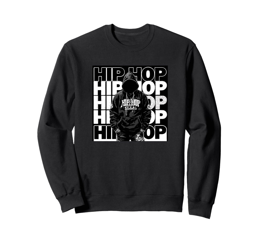 Old School Rapper Hip Hop Sweatshirt - Casual Everyday Wear for Adults - T-Shirt, Sweatshirt, Hoodie