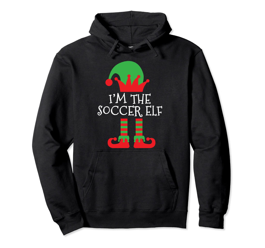 Im Soccer Elf Matching Pajamas Family Hoodie - Trendy Graphic for Adults - T-Shirt, Sweatshirt, Hoodie