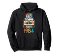 Old School Since 1984 42Nd Birthday Hoodie - Unique Graphic for Adults - T-Shirt, Sweatshirt, Hoodie